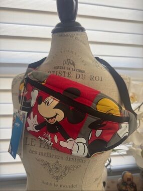 Zara Disney Red, Black & Yellow Mickey Mouse Fanny pack